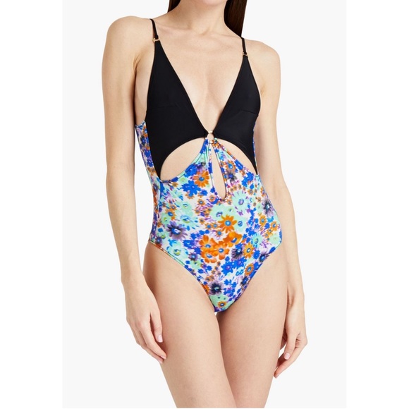 Stella McCartney**Floral Monokini One-Piece**Small $565 - Picture 2 of 4